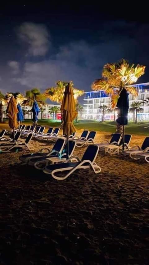 شاليه فندقي أرضي بحديقه خاصه في منتجع بورتوسعيد 'Ezbet Shalabi el-Rudi ภายนอก รูปภาพ